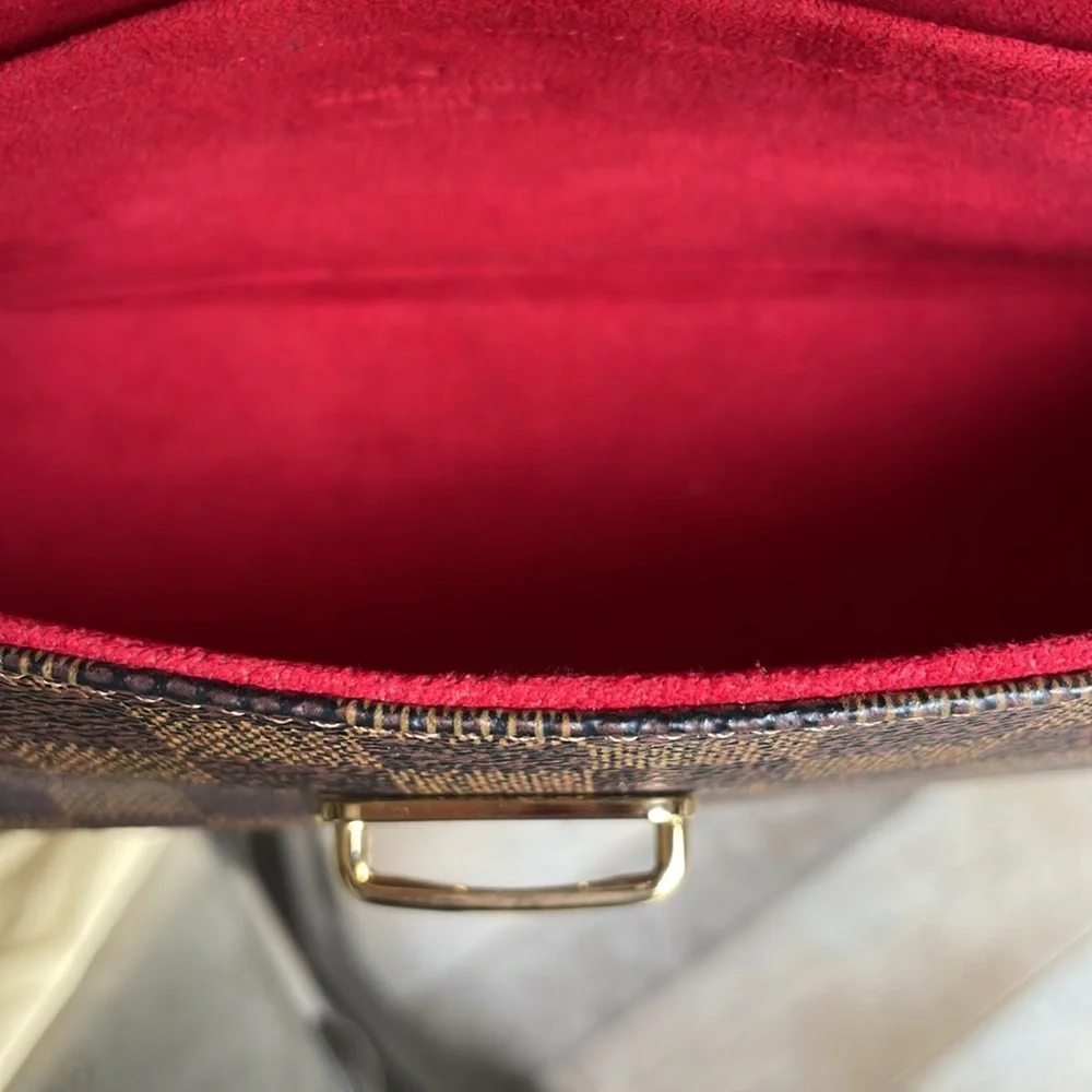 Louis Vuitton Damier brown shoulder bag with dustbag